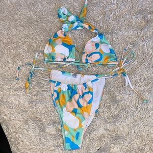 Two piece bathing suit